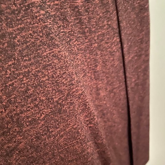 Apt. 9 maroon black heather blend blouse - Picture 5 of 6